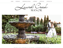 Tablet Screenshot of laurelcreekmanor.com